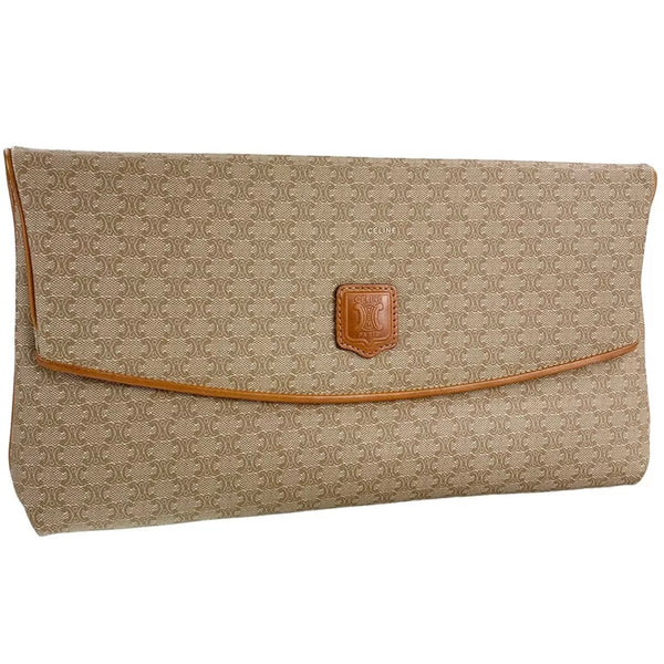 Macadam Leather PVC clutch