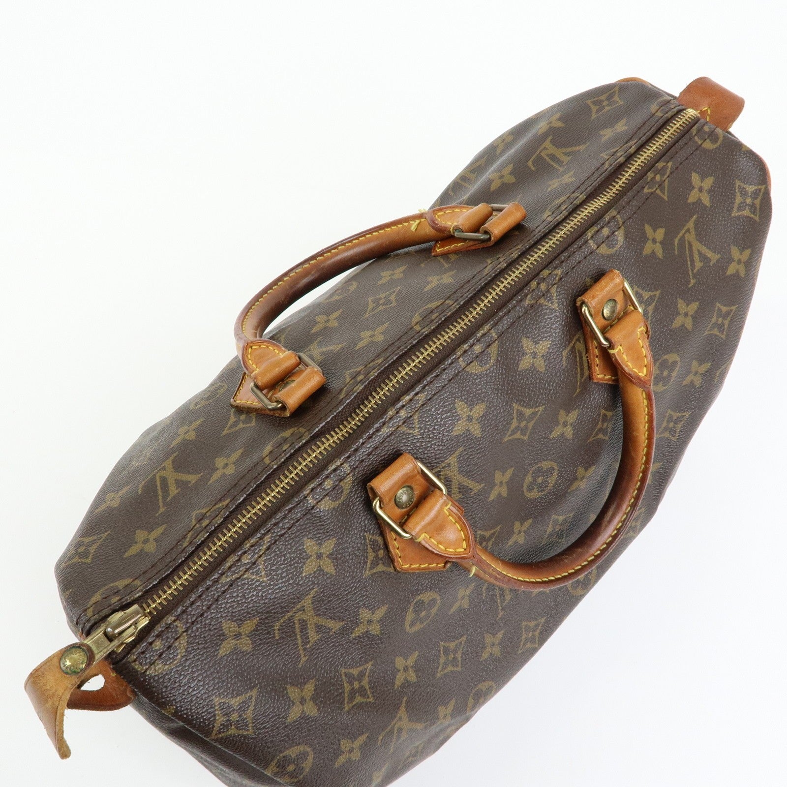 Louis Vuitton Speedy 35 Hand Bag - Monogram, Monogram Canvas, Nume Leather
