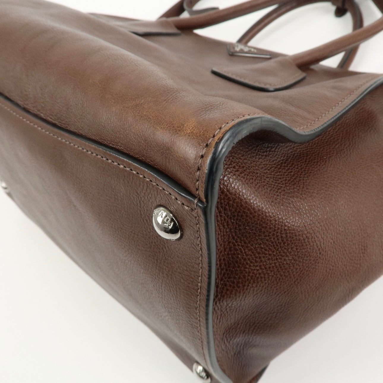 Prada 2 way brown