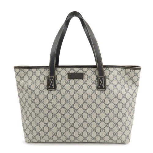 Gucci Supreme Leather Tote Bag - Beige, PVC