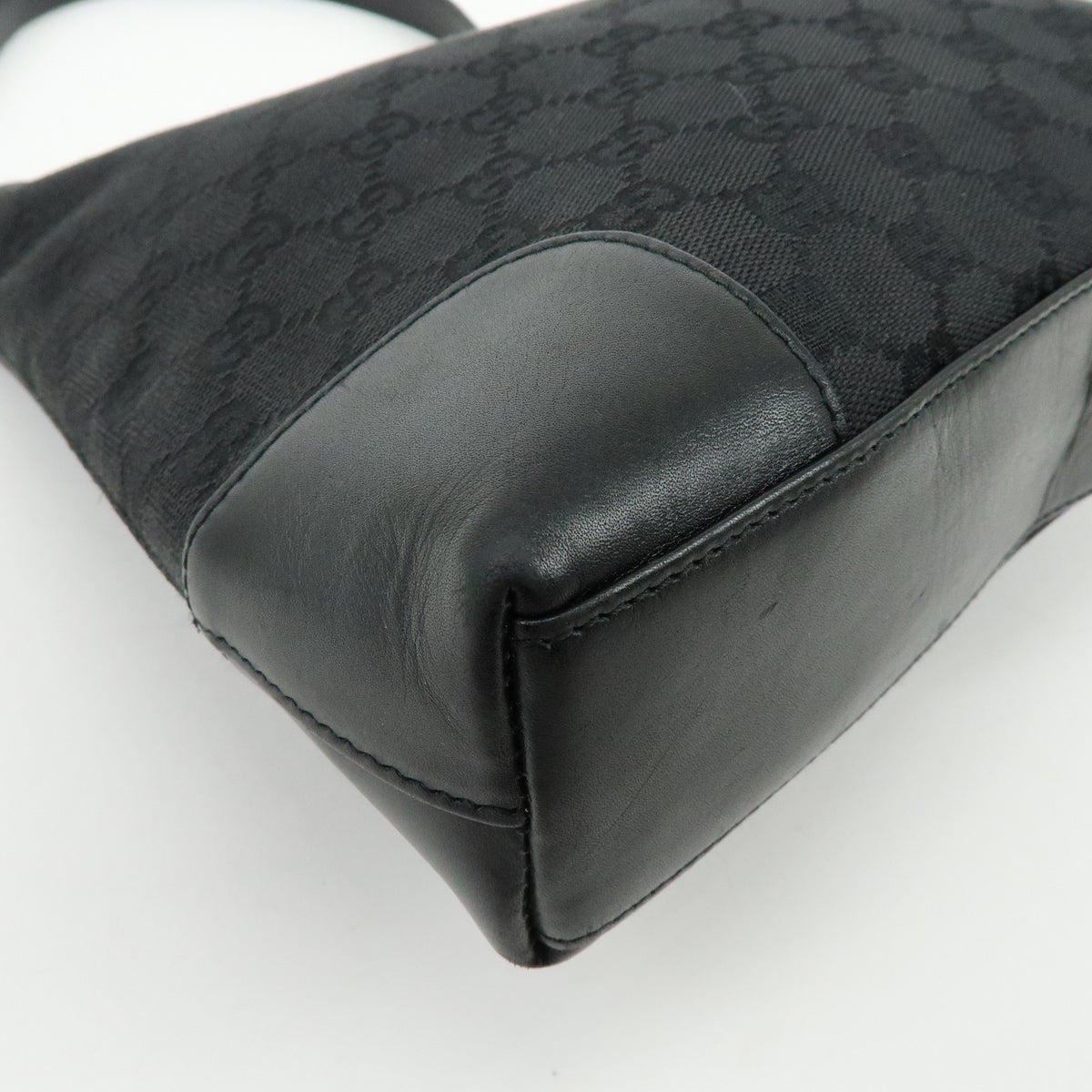 Gucci Shoulder Bag - Black, GG Canvas Leather