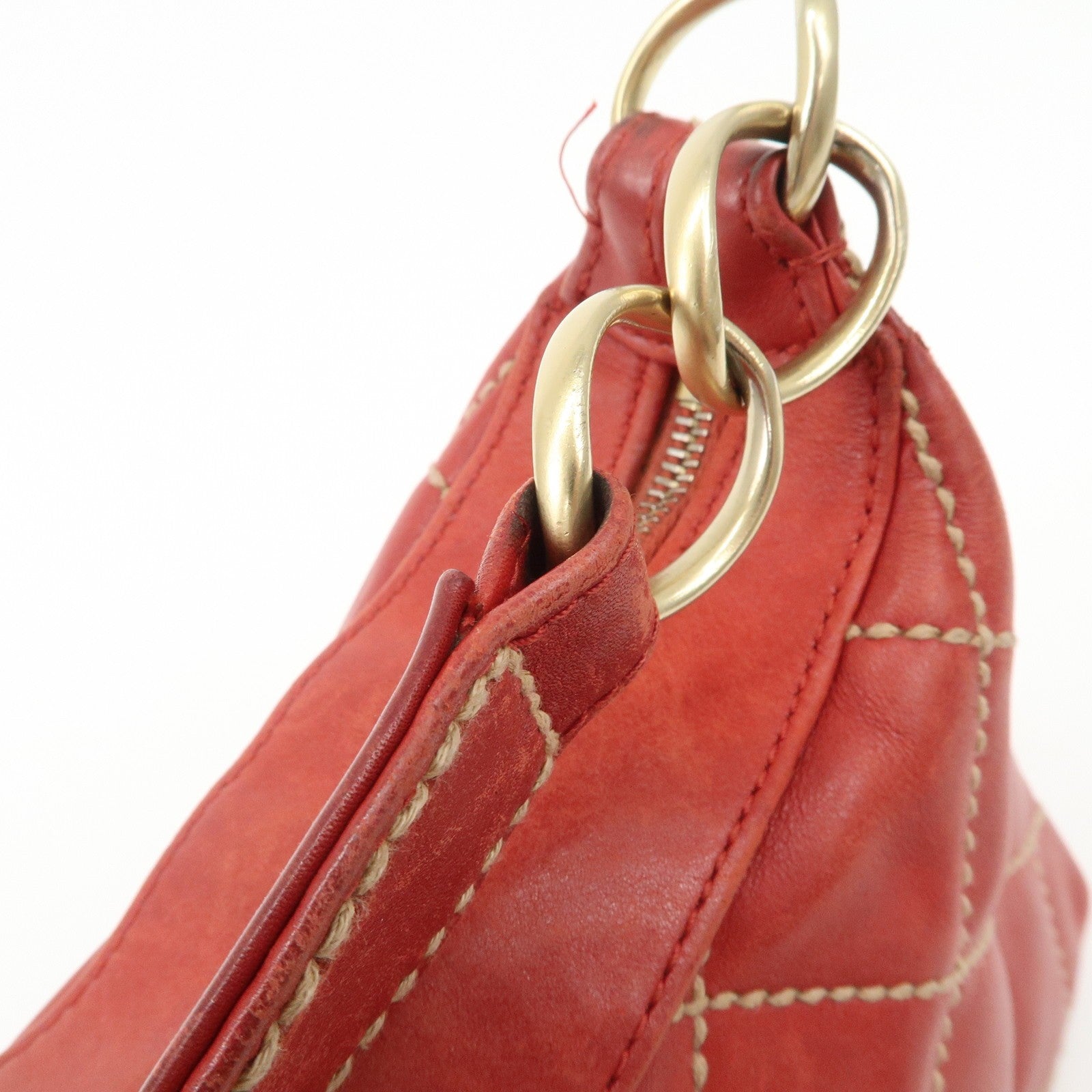 Chanel Mark Wild Handbag - Red, Leather