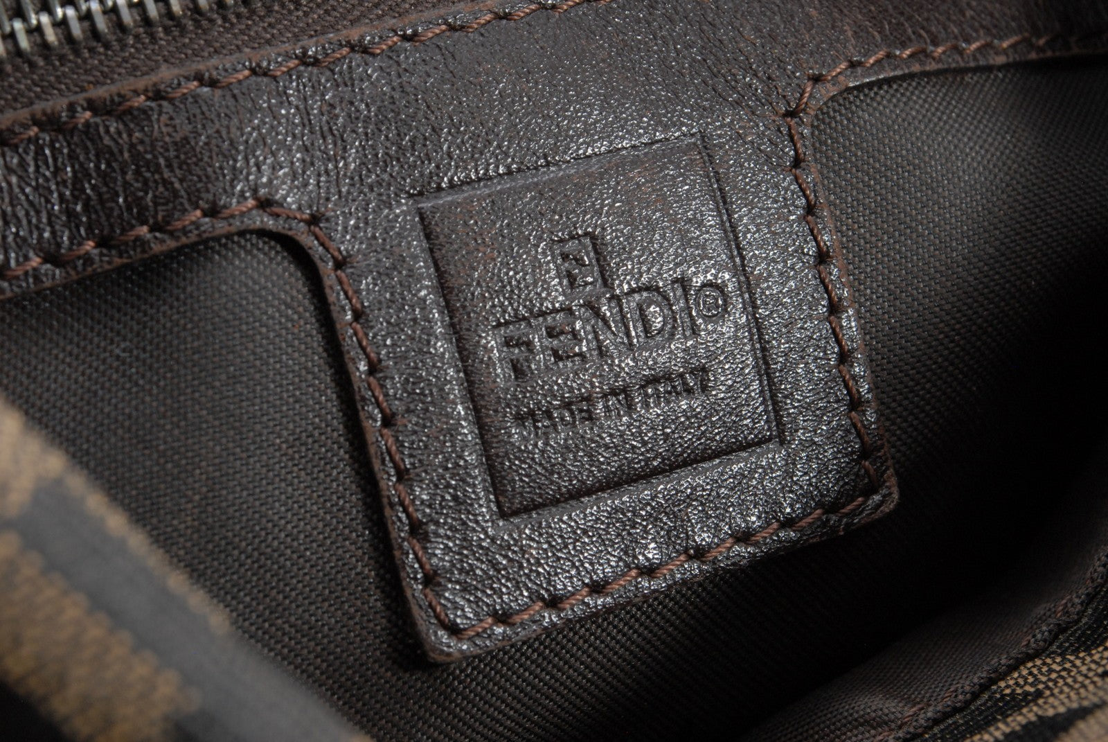 Fendi Mamma Shoulder Bag - Brown, Canvas