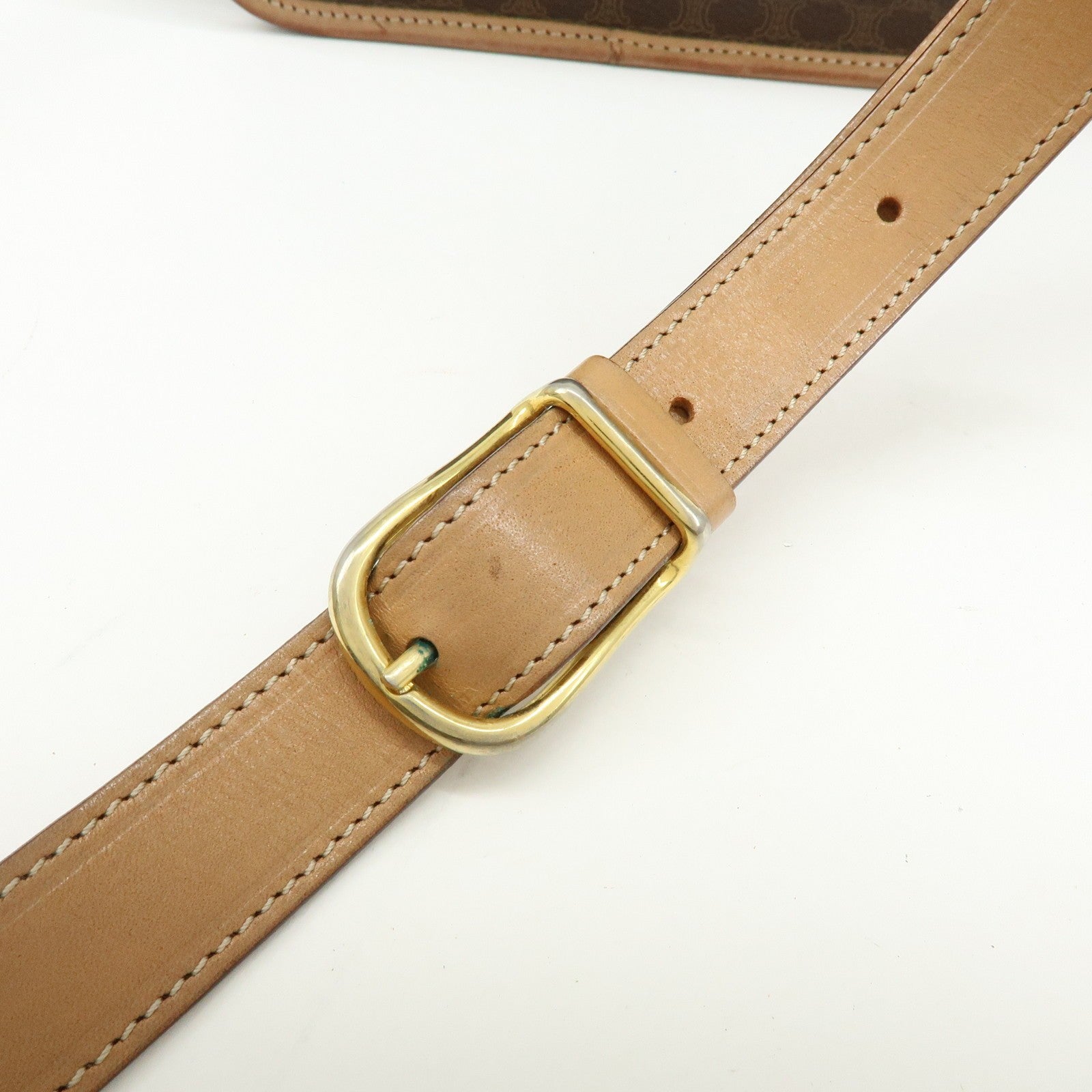 Celine Macadam Shoulder Bag - Brown, PVC Leather