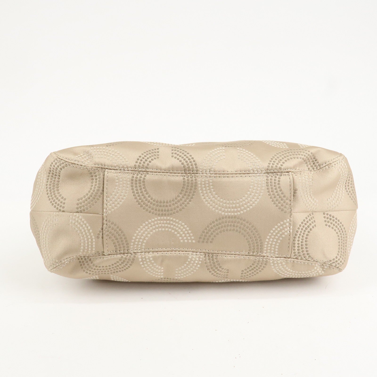 Coach Dot Op Art Hobo Handbag - Beige, Canvas