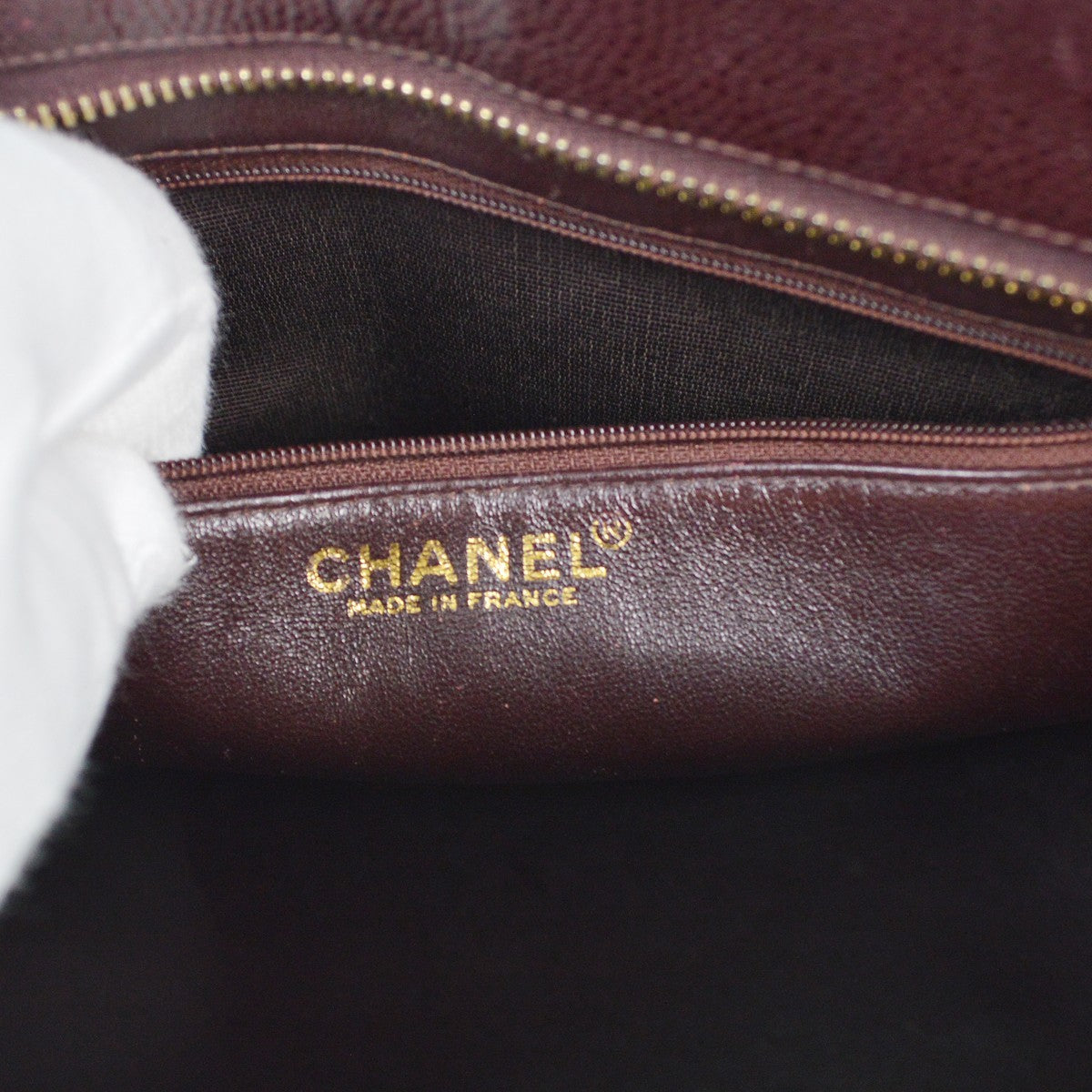 Chanel Medallion Tote Handbag - Brown, Calfskin
