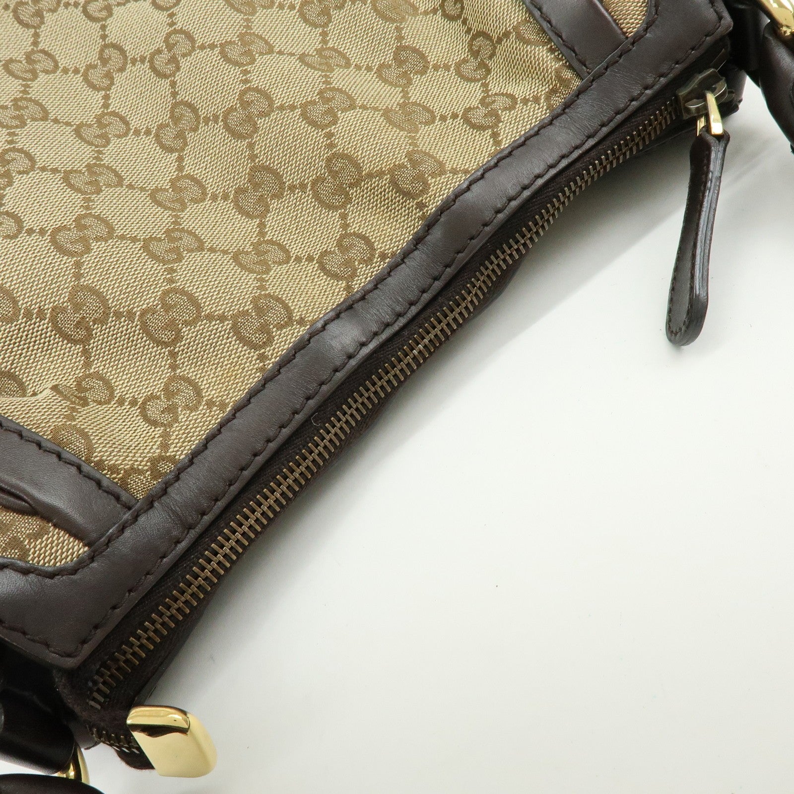 Gucci Shoulder Bag - Beige, Canvas and Leather