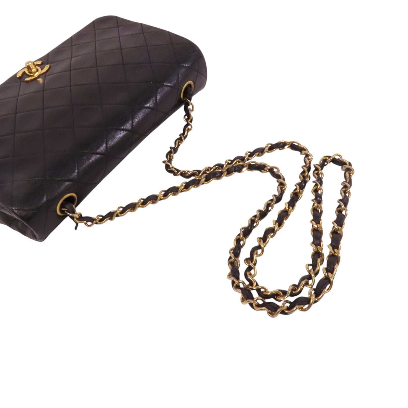 CHANEL CC GHW Shoulder Bag - Black, Lambskin