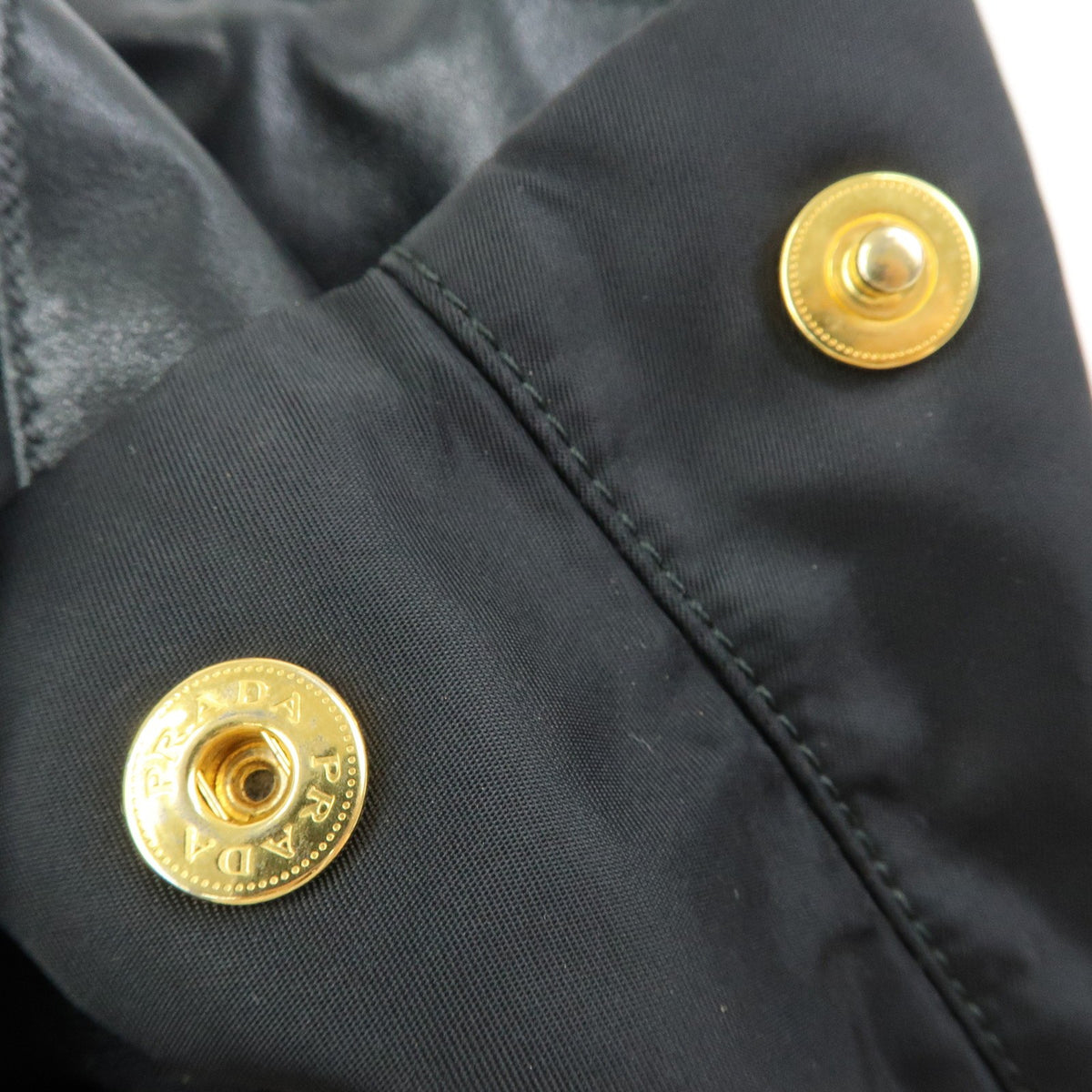 Prada Hand Bag - Black, Nylon and Leather