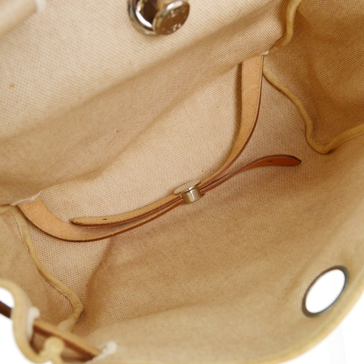 Hermès Herbag A Dos Backpack - Natural, Canvas