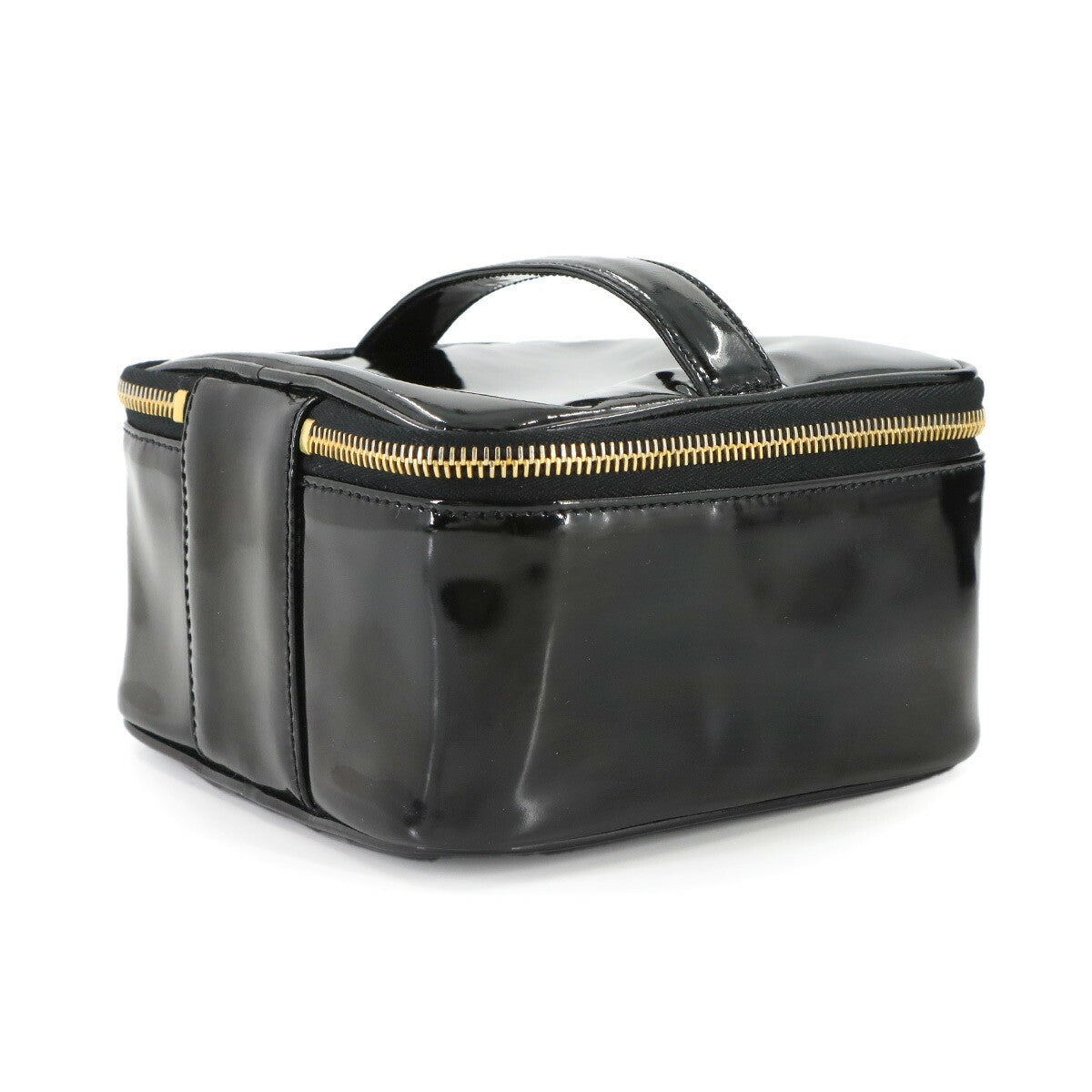 CHANEL CC Vanity Hand Bag - Black, Enamel