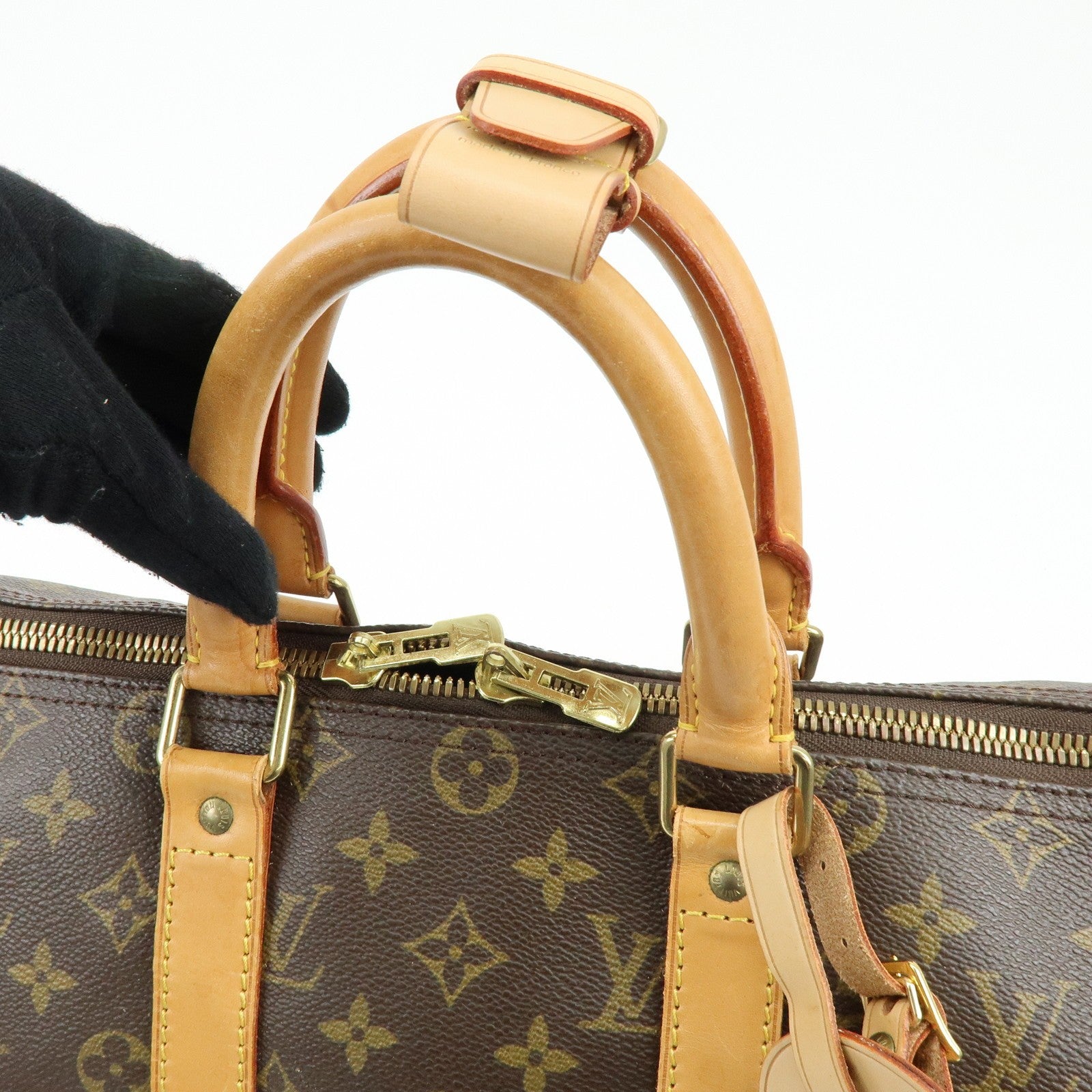 Louis Vuitton Monogram Keep All 45 Boston Bag - Brown, Monogram Canvas