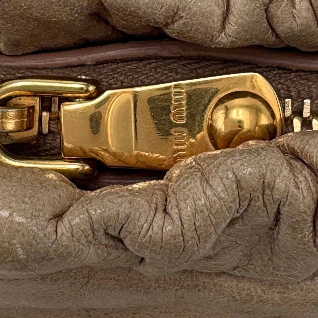 MIU MIU Leather Crossbody Bag
