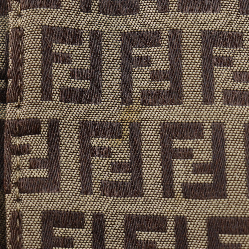 Fendi Zucchino Shoulder Bag - Brown, Nylon Canvas