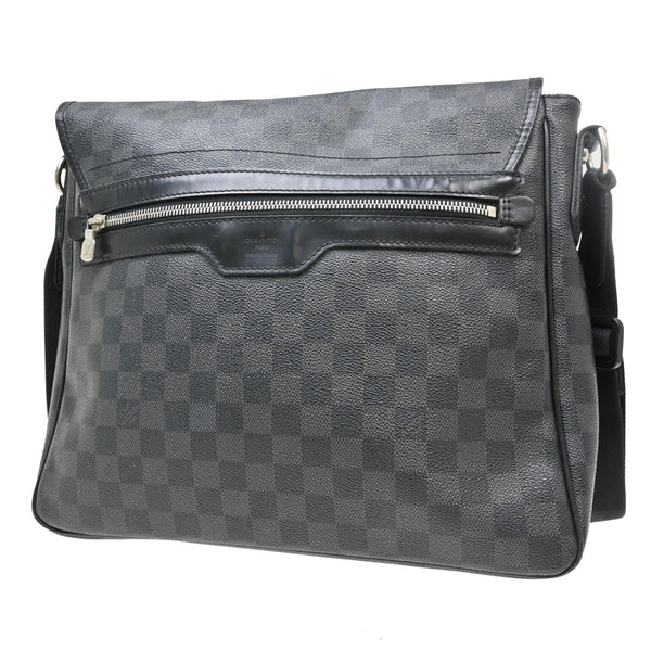 Louis Vuitton Daniel MM Messenger Bag - Black, Damier Canvas, Leather