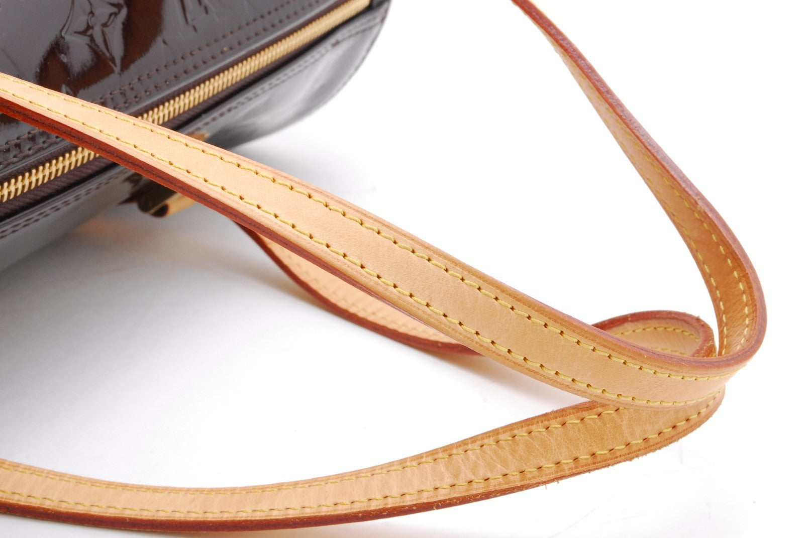 Louis Vuitton Vernis Papillon 30 Handbag - Brown, Leather