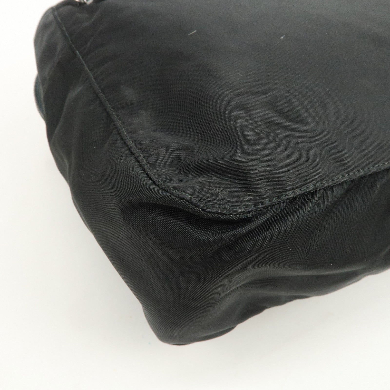 Prada Triangle Logo Tote Bag - Black, Nylon 