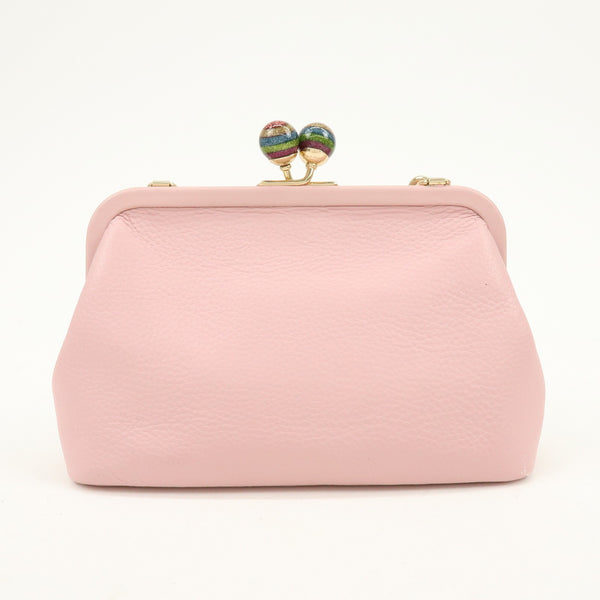 Coach Kiss Lock Chain Shoulder Bag - Pink, Leather