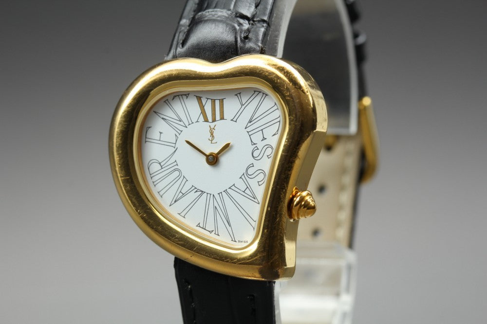 Yves Saint Laurent Heart 05F Watch - White, Leather
