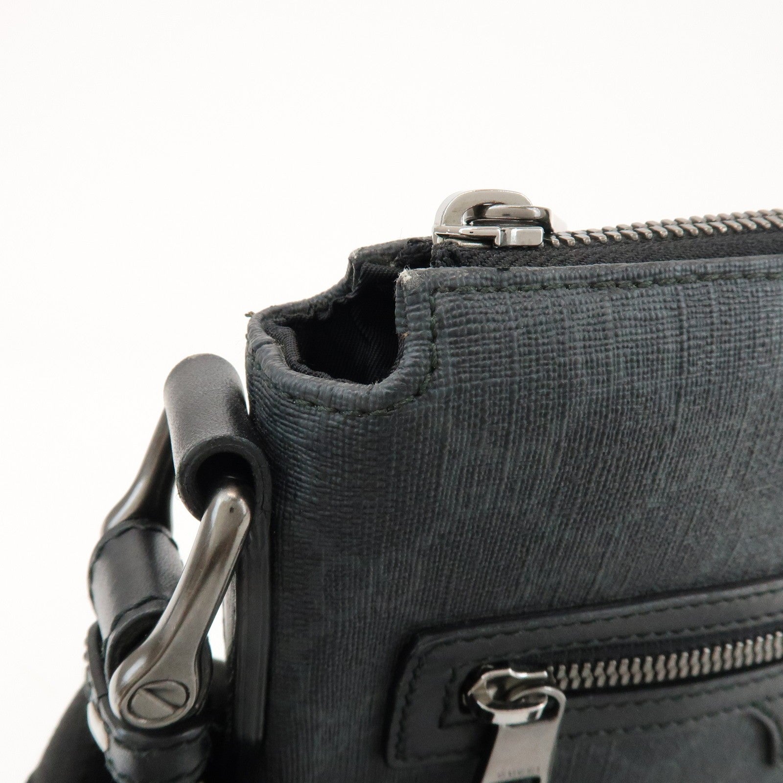 Gucci Shoulder Crossbody Bag - Black, PVC Leather 