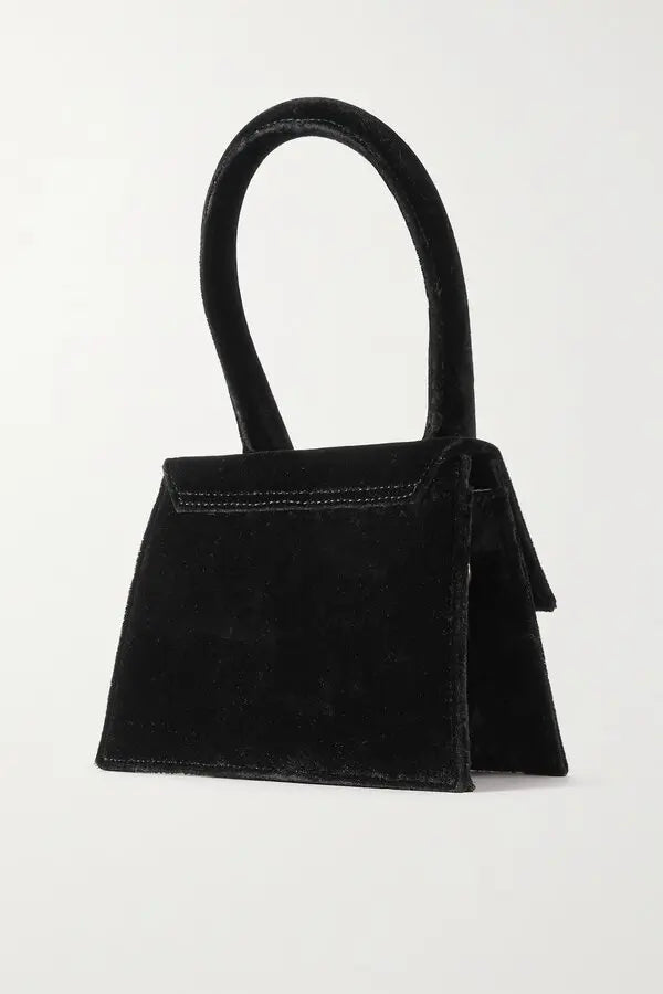 The Chiquito Medium Velour Shoulder Bag