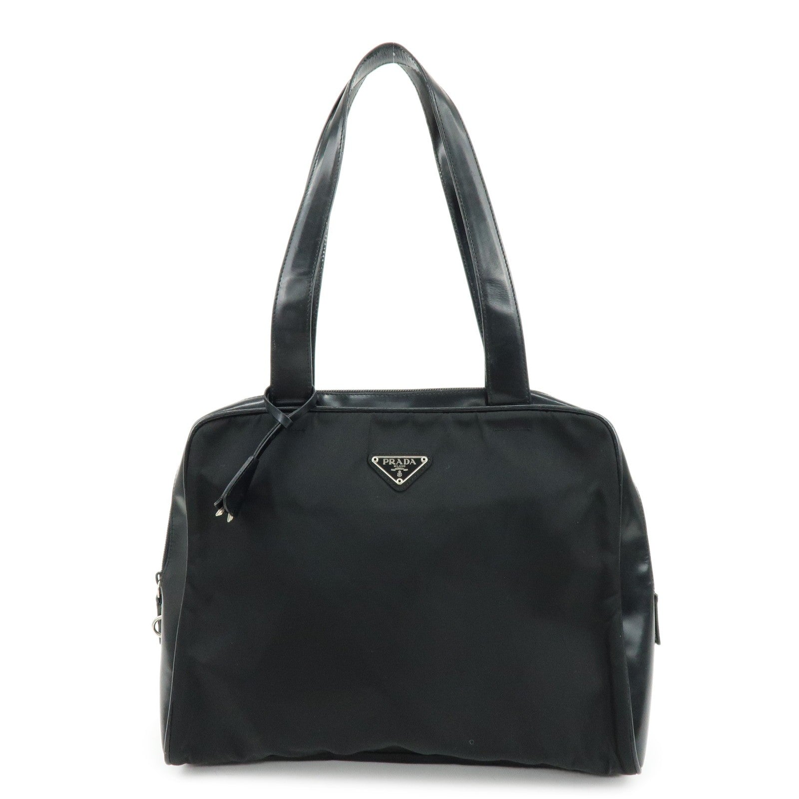 Prada Shoulder Bag - Black, Nylon and Leather