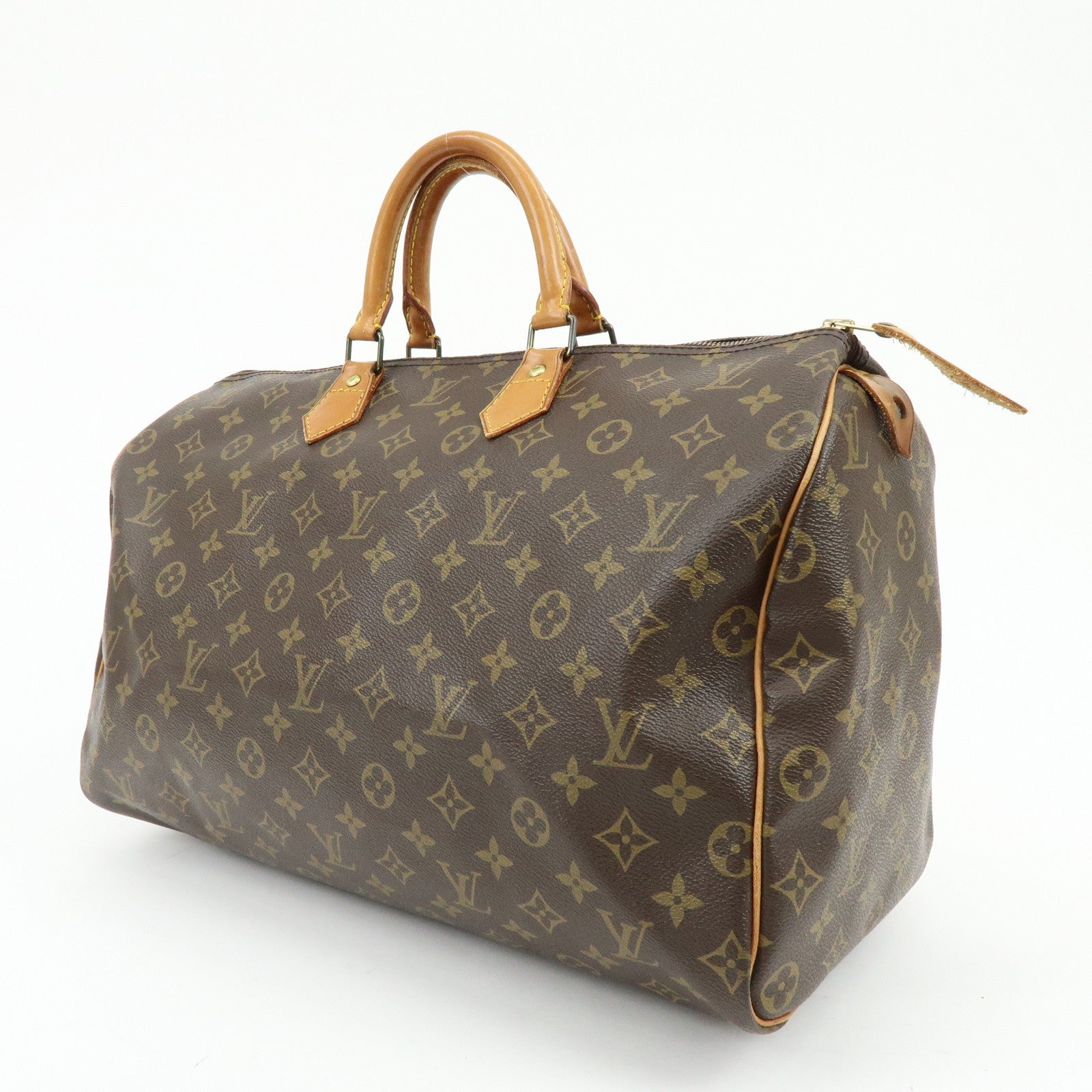 Louis Vuitton Speedy 40 Hand Bag - Brown, Canvas