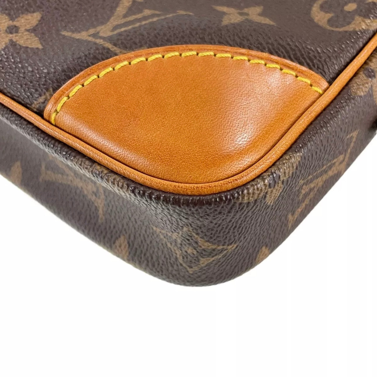 Monogram Marly Dragonne GM Leather Brown Clutch bag
