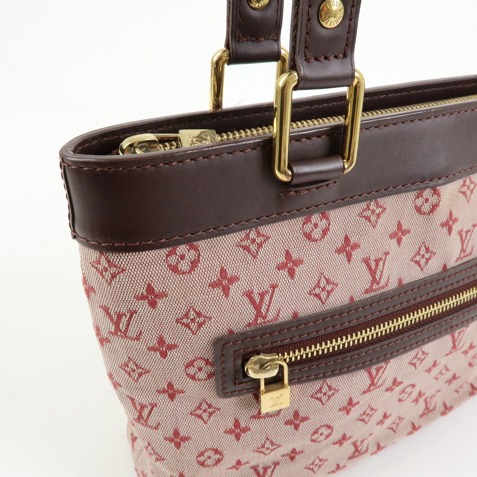 Louis Vuitton Monogram Mini Lucille PM Handbag - Cerise, Monogram Canvas
