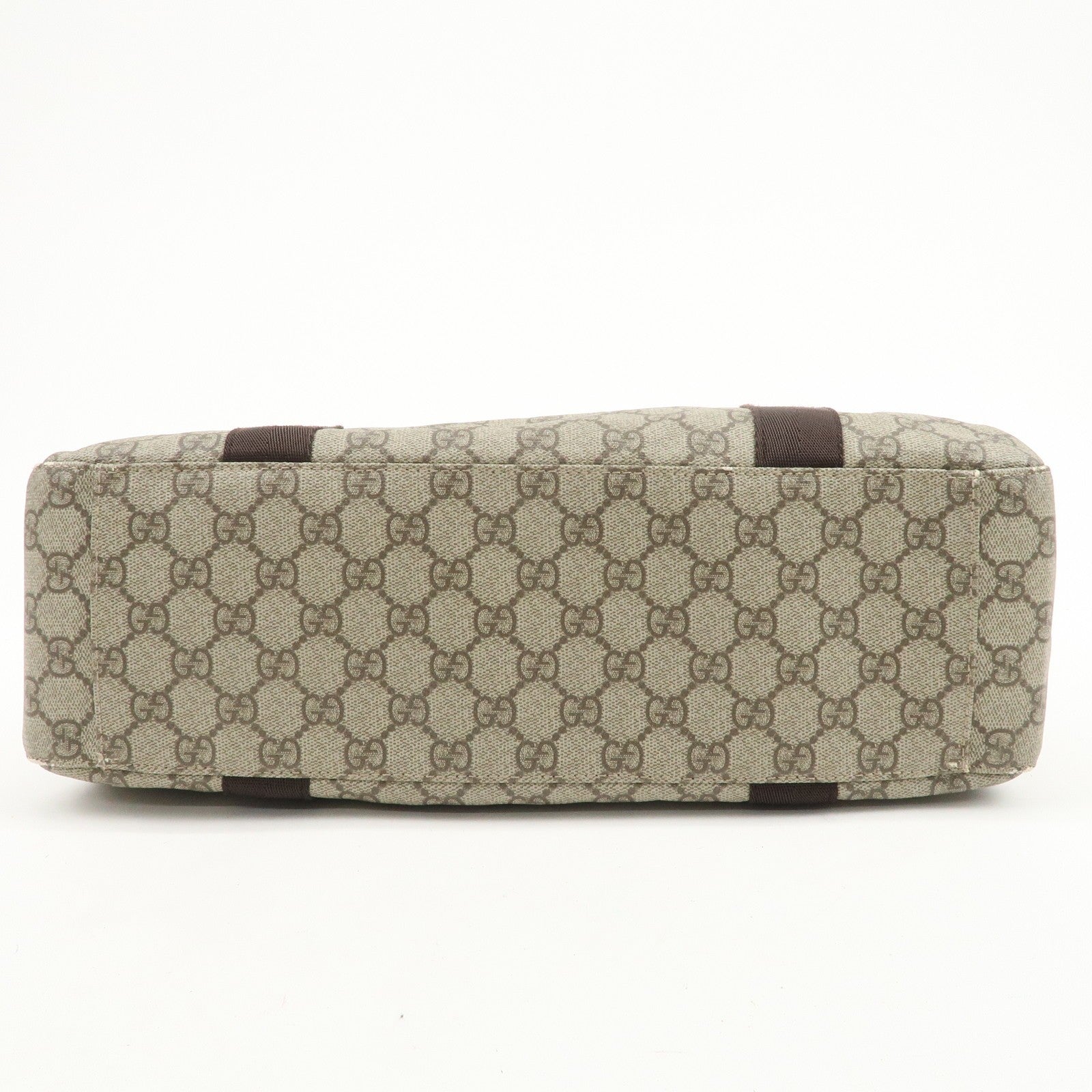 Gucci Tote Bag - Brown, GG Supreme Canvas Leather