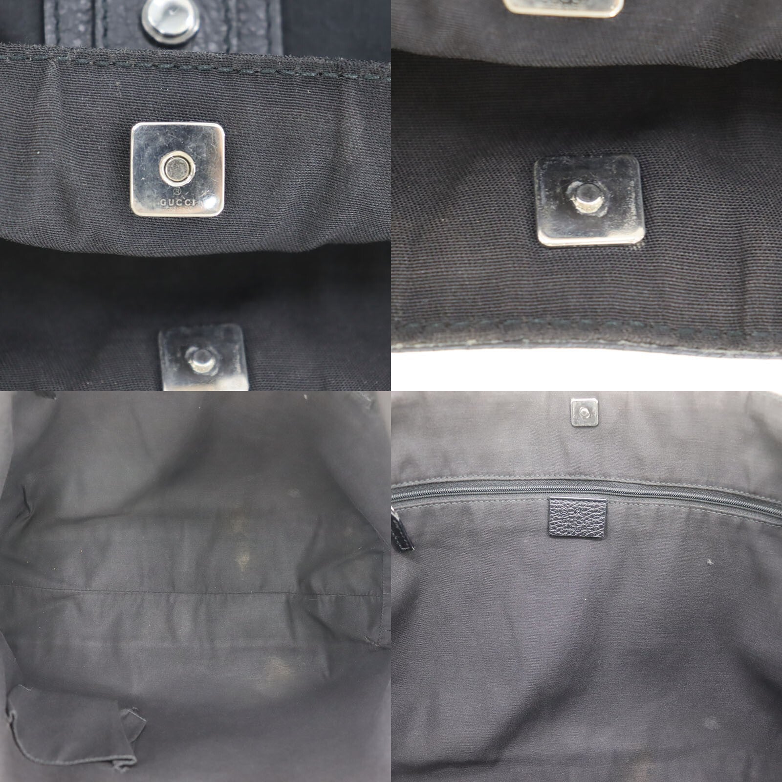 Gucci Abbey Shoulder Tote Bag - Black, Canvas