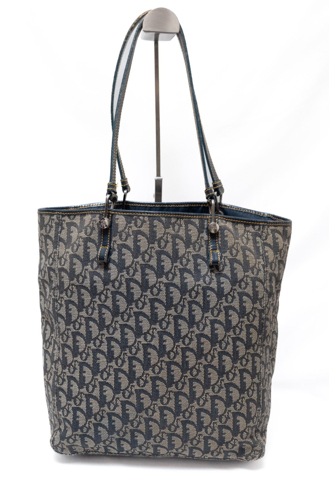 Dior Trotter Shoulder Tote Bag - Navy, Canvas