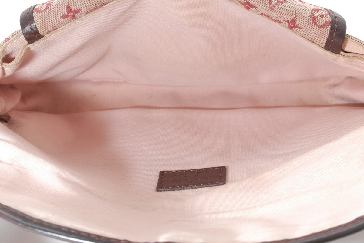 Louis Vuitton Louis Lin Shoulder Bag - Red Beige Brown, Canvas