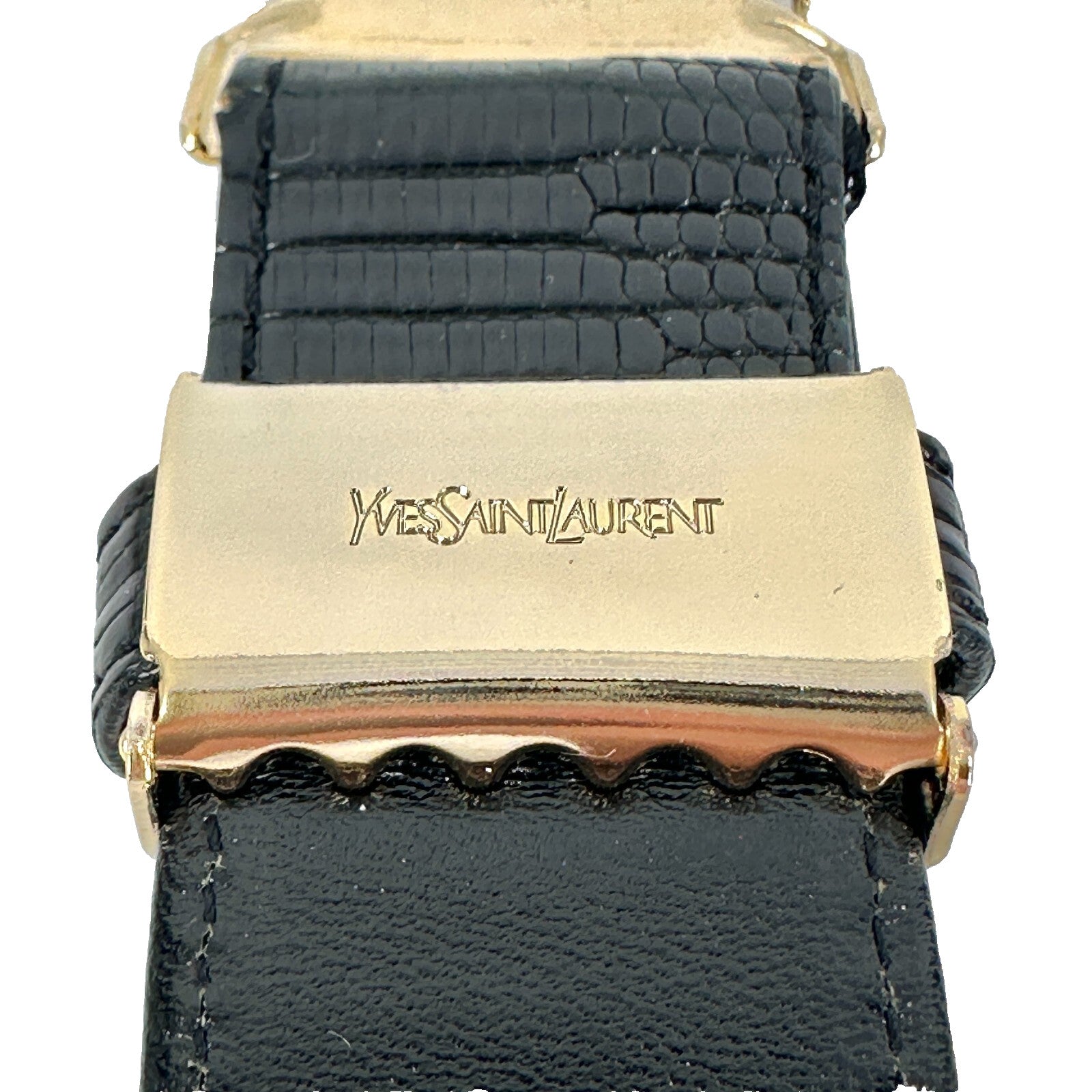 Saint Laurent YSL Belt - Black, Leather
