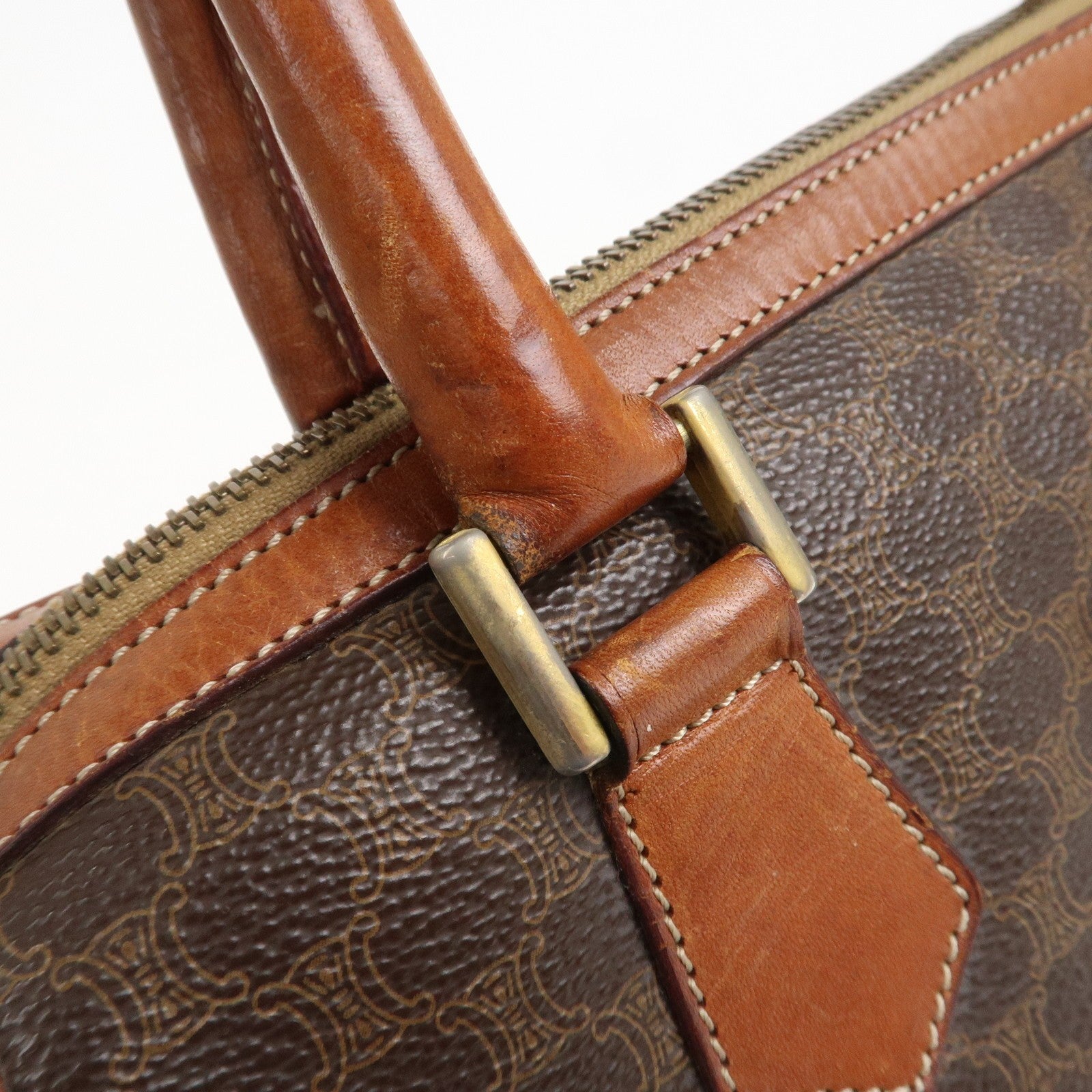 Celine Boston Bag - Brown, PVC