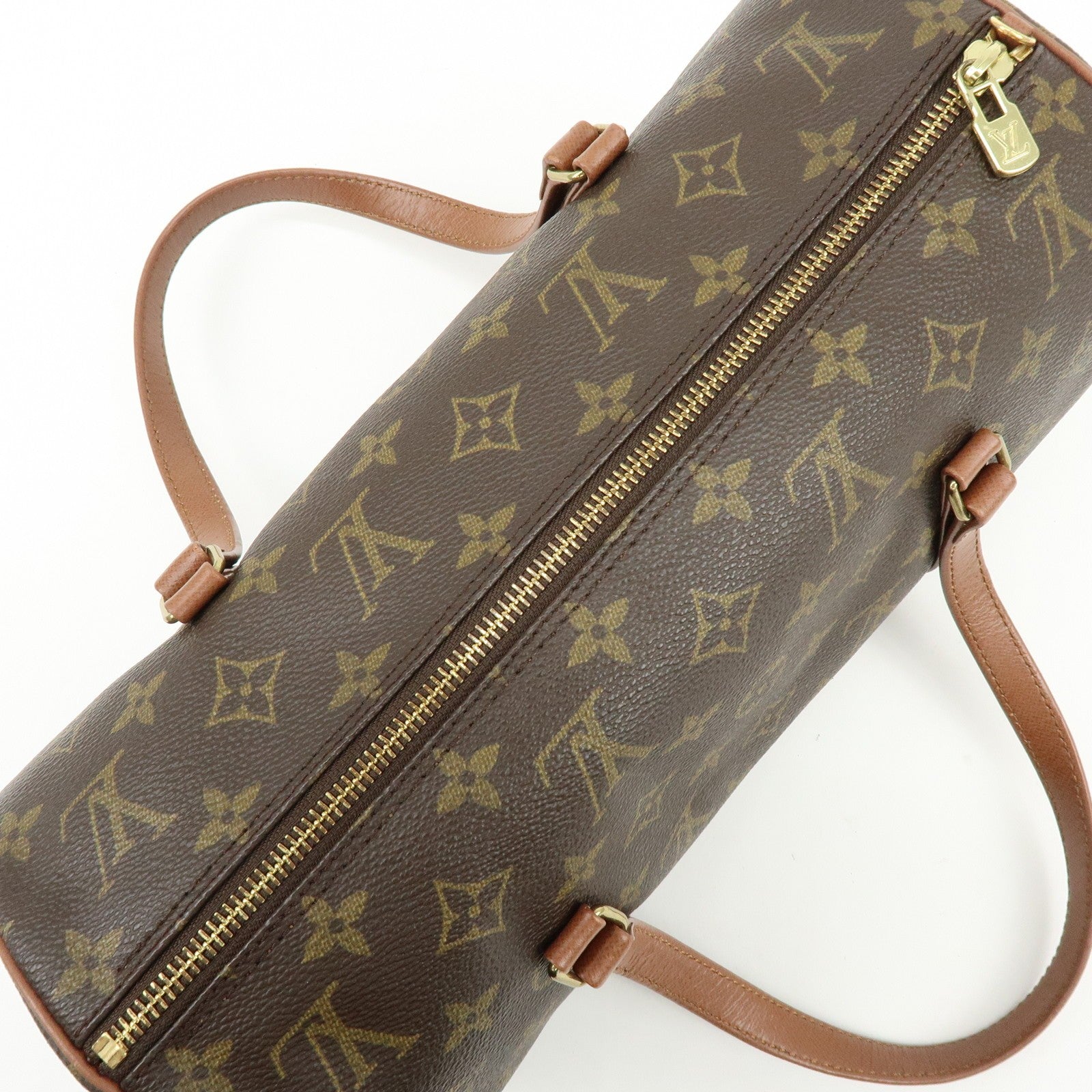 Louis Vuitton Monogram Papillon 30 Hand Bag - Brown, Monogram Canvas, Nume Leather