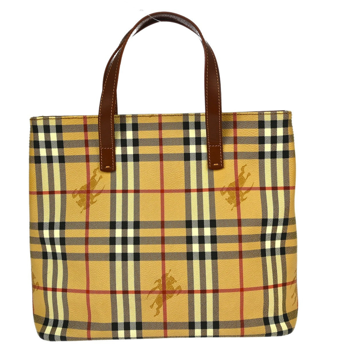 Burberry Hand Tote Bag - Beige, PVC