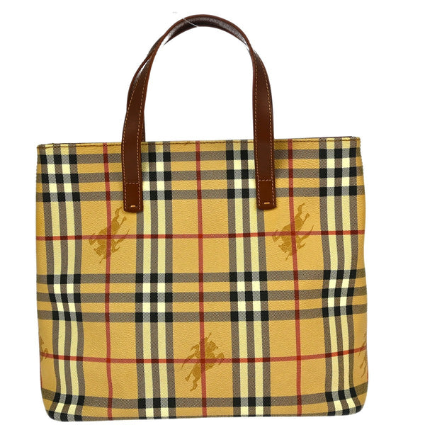 Burberry Hand Tote Bag - Beige, PVC