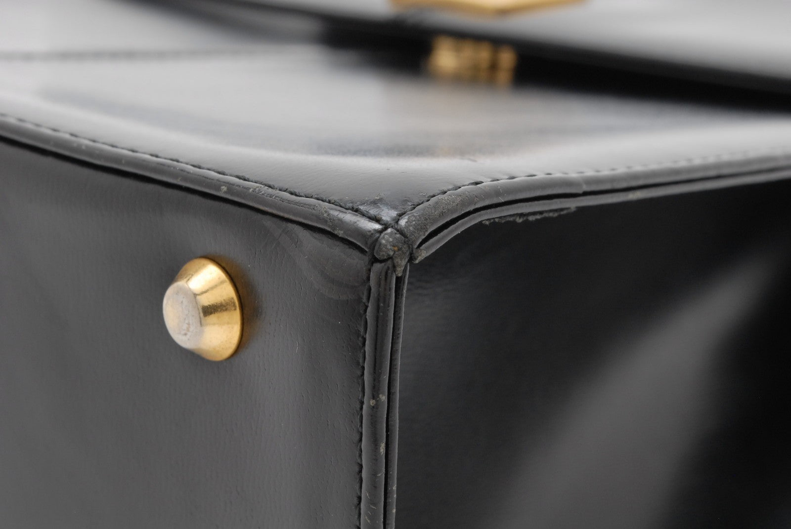 Yves Saint Laurent YSL Top Handle Handbag - Black, Leather