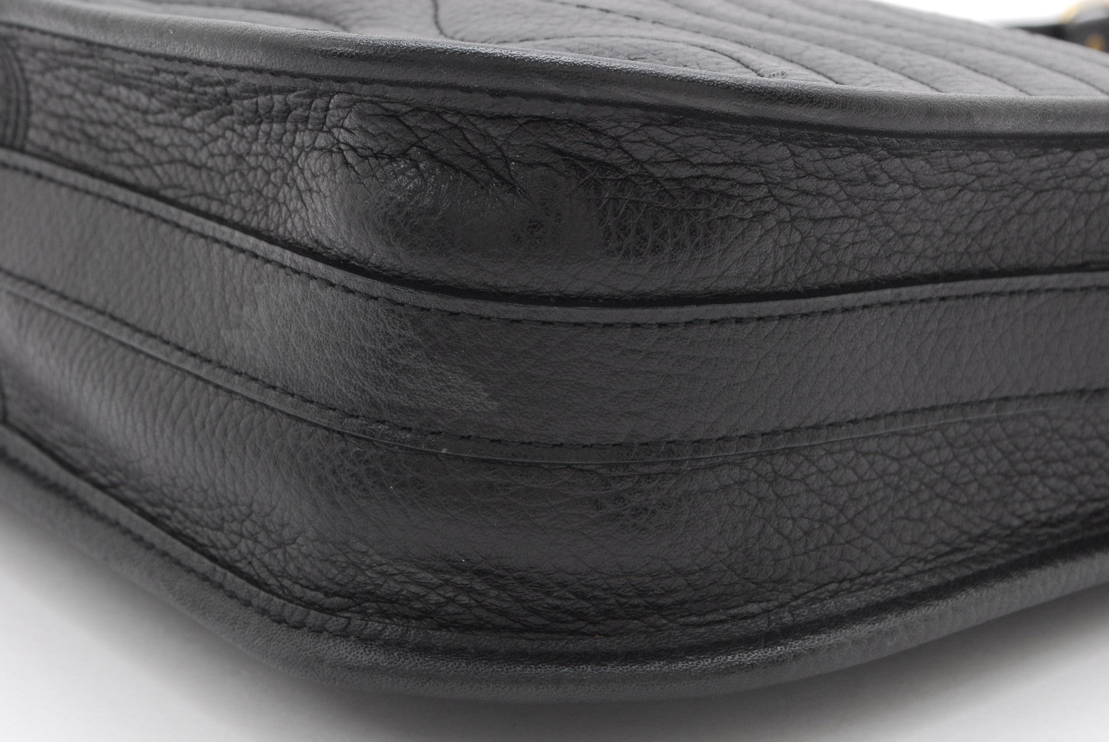 Saint Laurent Yves Shoulder Bag - Black, Leather 