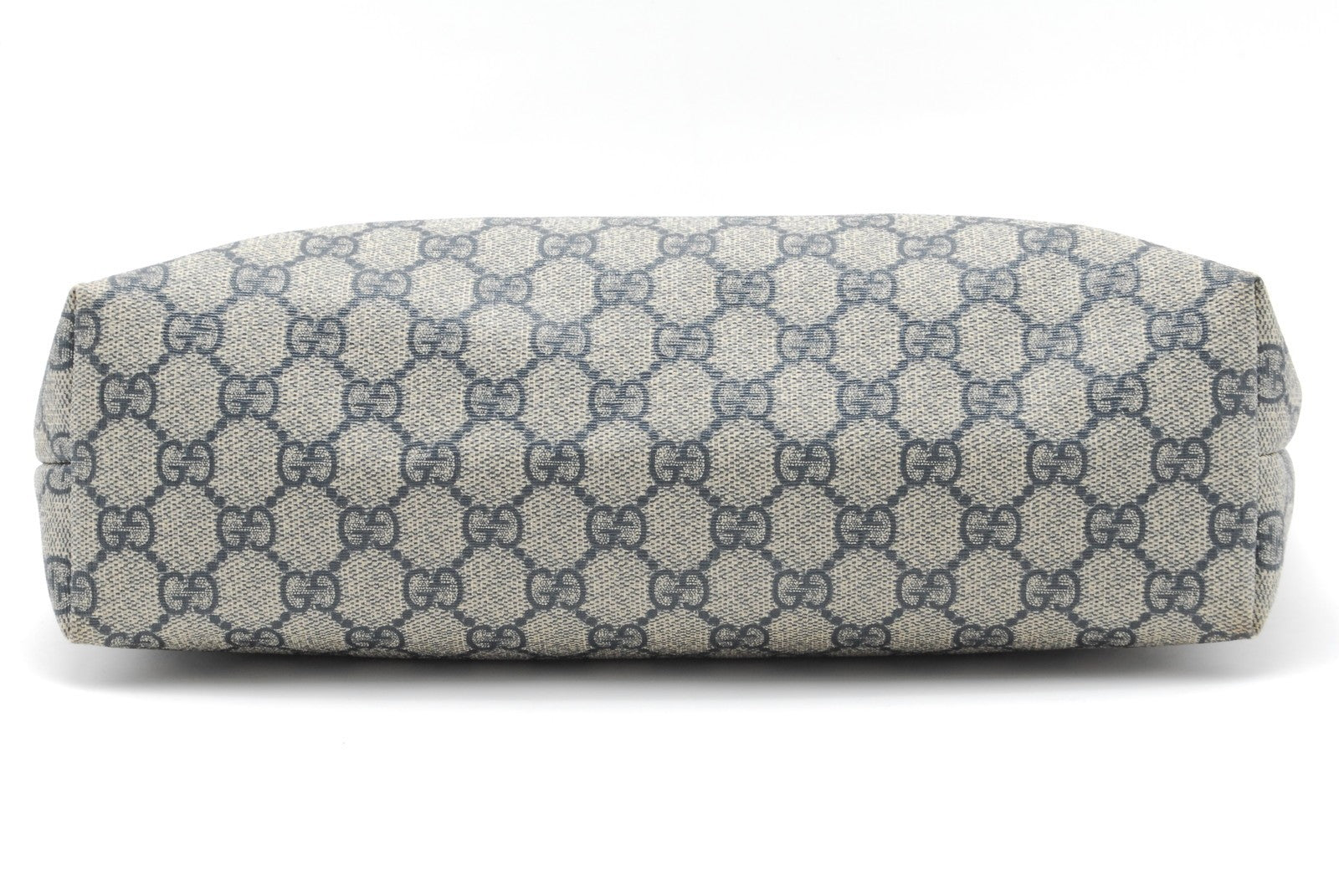 Gucci GG Tote Shoulder Hand Bag - Navy, PVC Leather