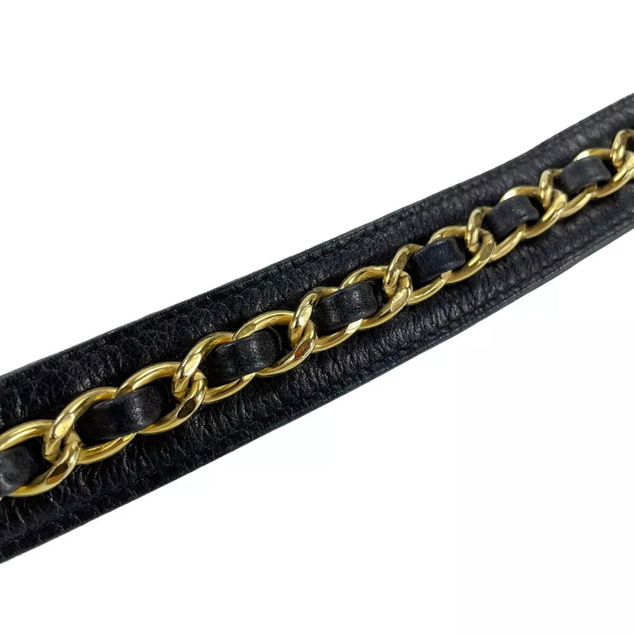 Chanel Matelasse Lambskin Leather Black Waist bag