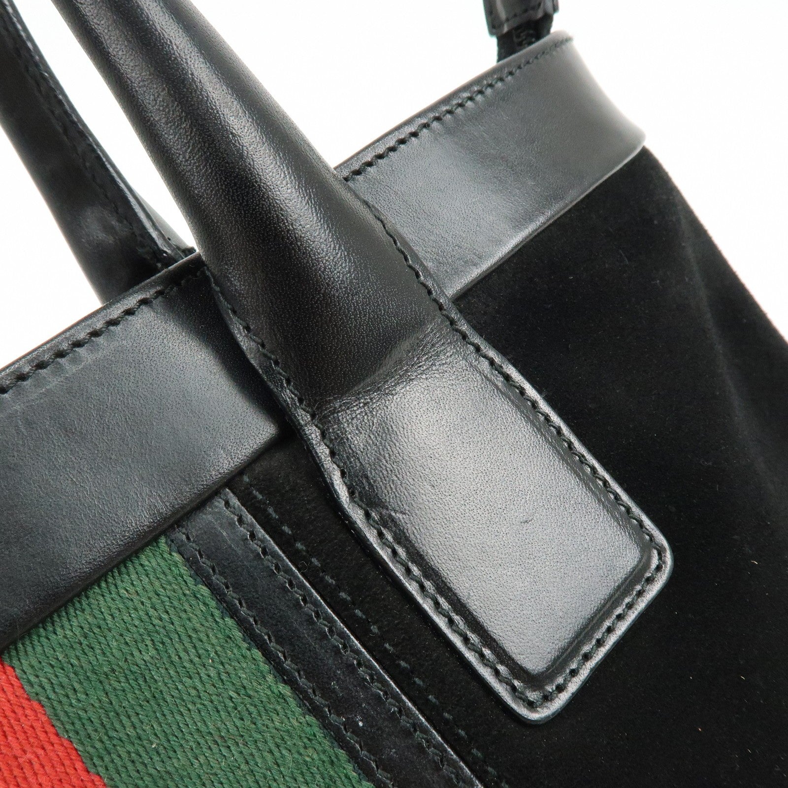 Gucci Shoulder Bag - Black, Suede Leather
