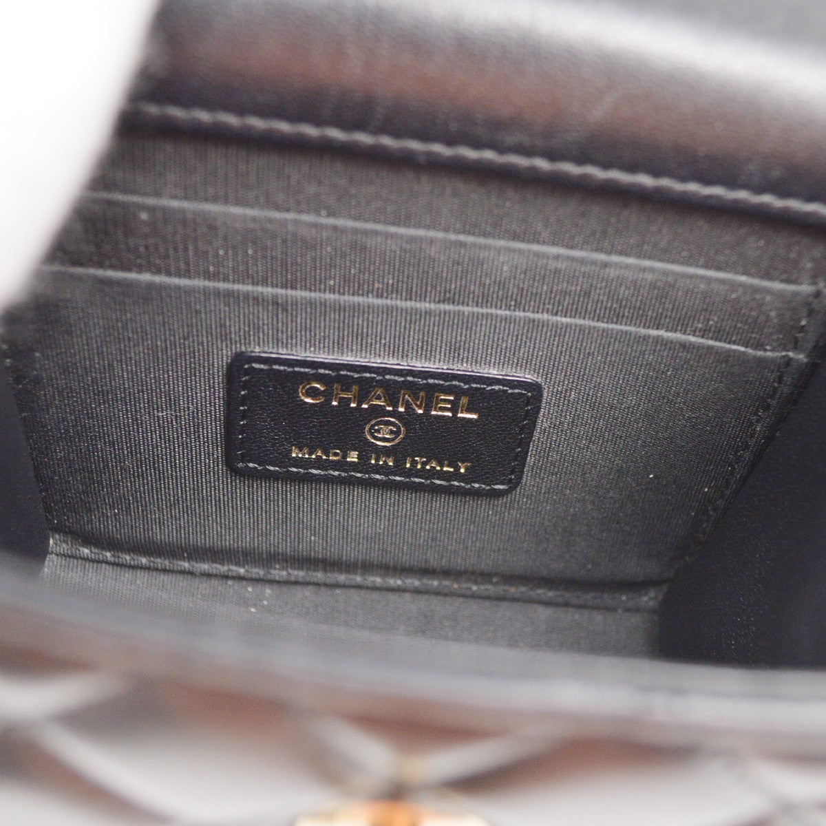 Chanel Pochette XX08111 Shoulder Bag - Black, Lambskin