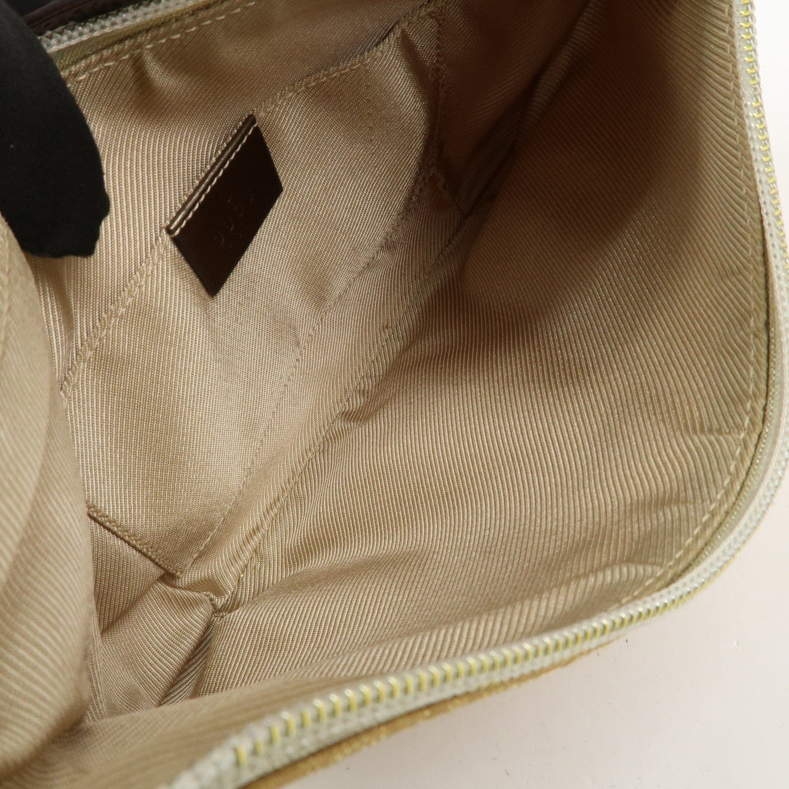 Gucci Shoulder Bag - Gold, GG Canvas Leather