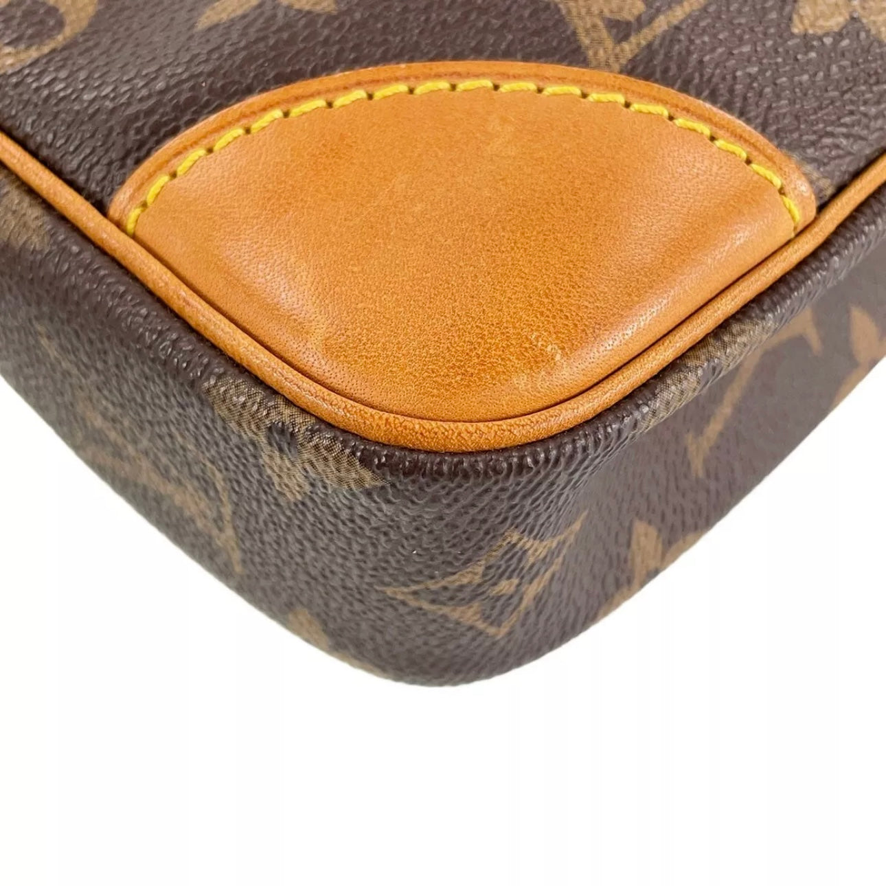 Monogram Marly Dragonne GM Leather Brown Clutch bag