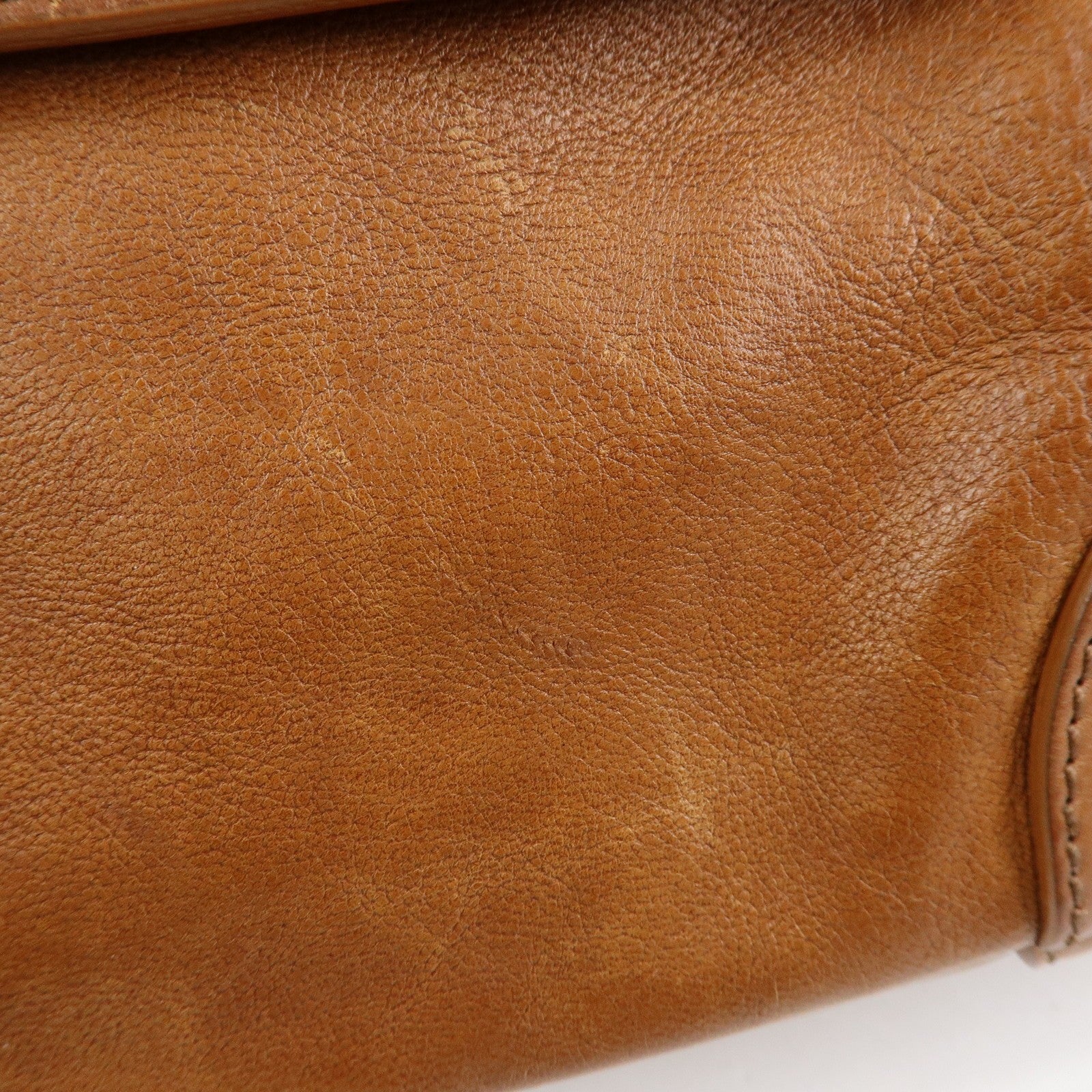 Celine Logo Leather Boogie Bag - Brown, Leather 