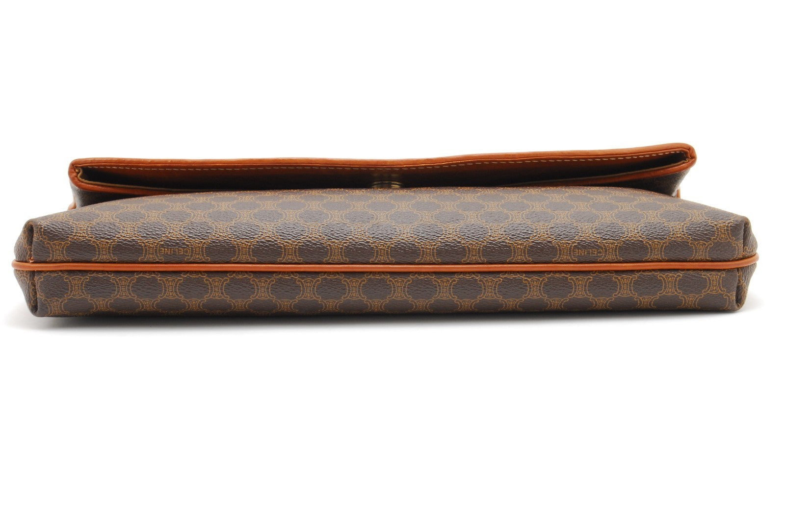 Celine Macadam Clutch - Brown, Leather and PVC 