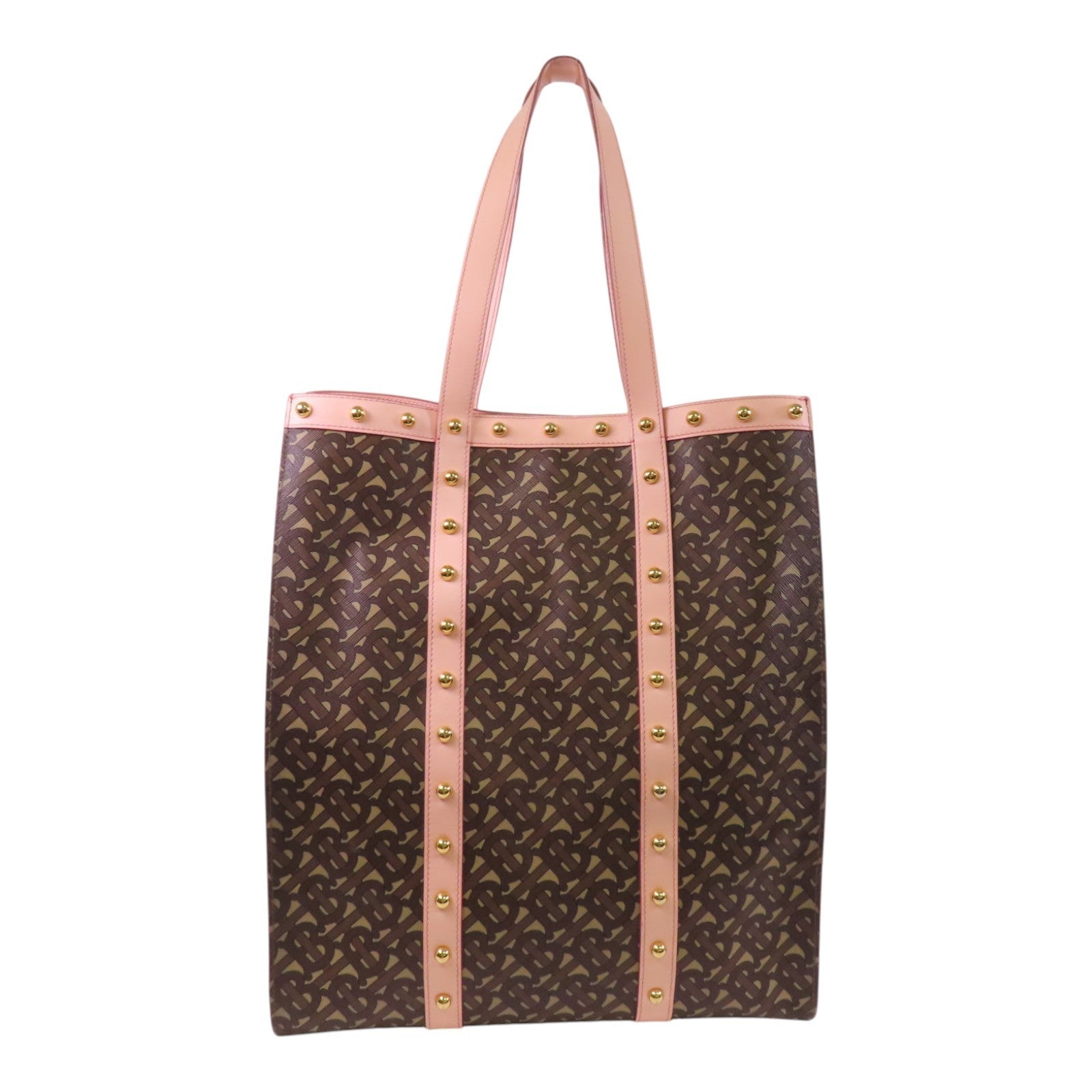 Burberry Tote Bag - Brown, Coated Canvas