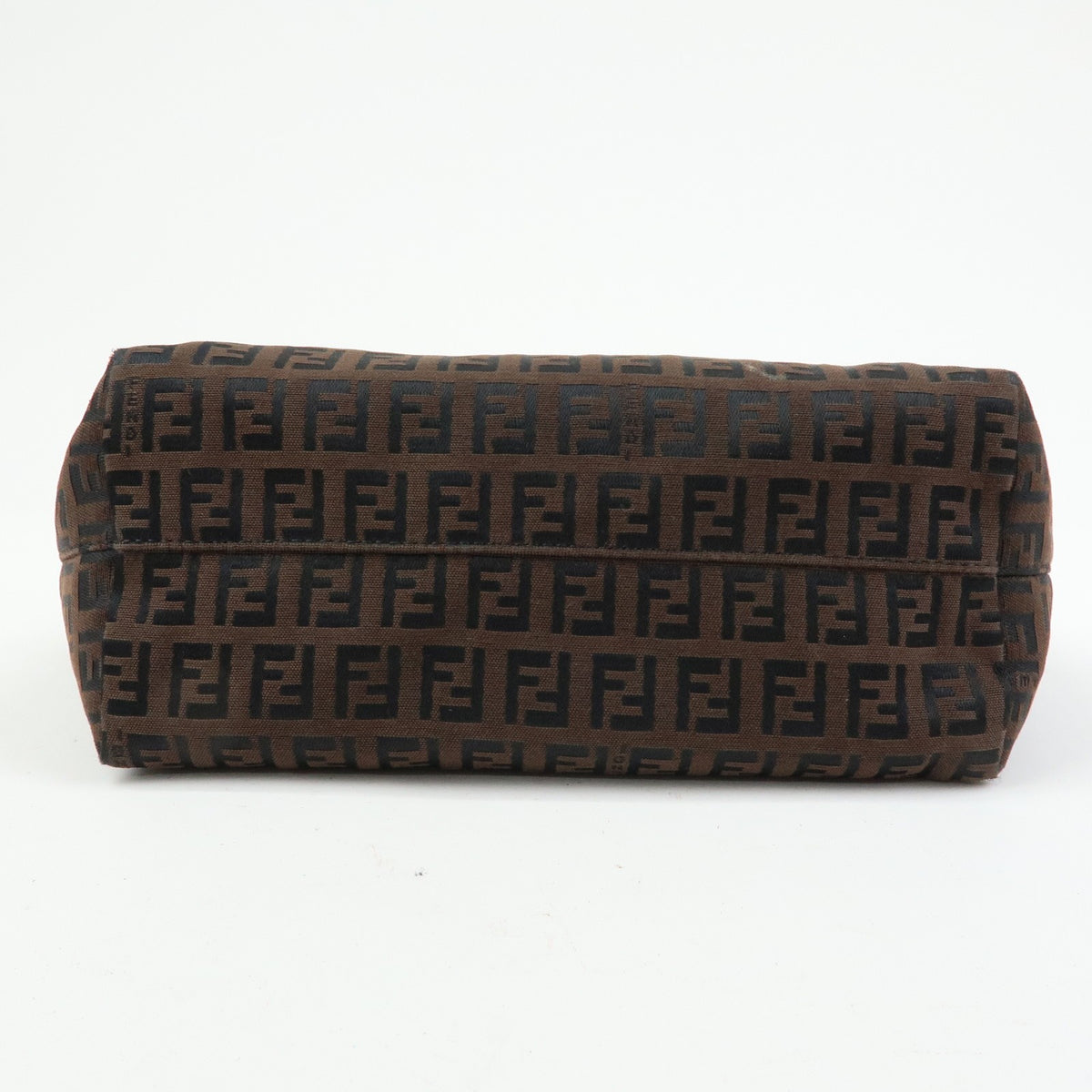 Fendi 8BH075 Tote Bag - Brown, Black, Jacquard Canvas, Leather